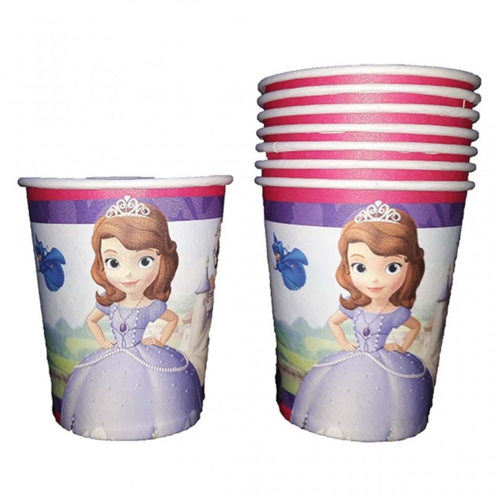 KARTON BARDAK - SOFİA - 8 OZ - 8 Lİ