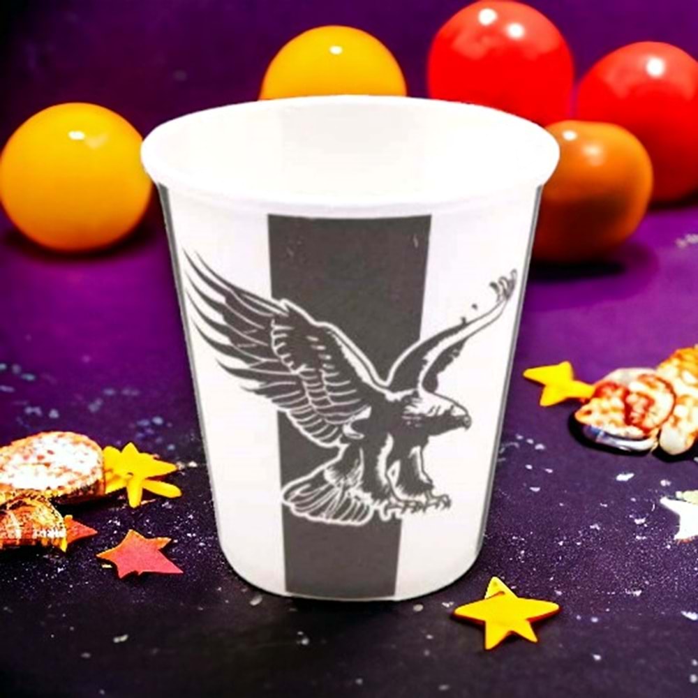 KARTON BARDAK - KARTAL - 8 OZ - 8 Lİ