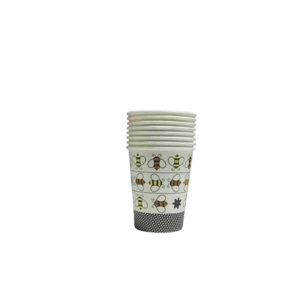 KARTON BARDAK - ARI - 8 OZ - 8 Lİ