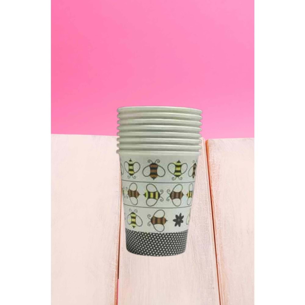 KARTON BARDAK - ARI - 8 OZ - 8 Lİ
