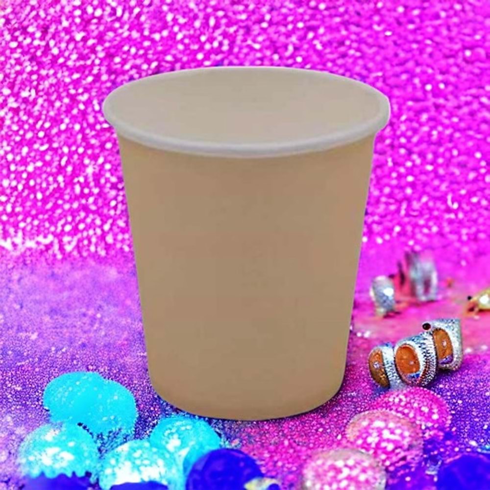 KARTON BARDAK - KREM - 8 OZ