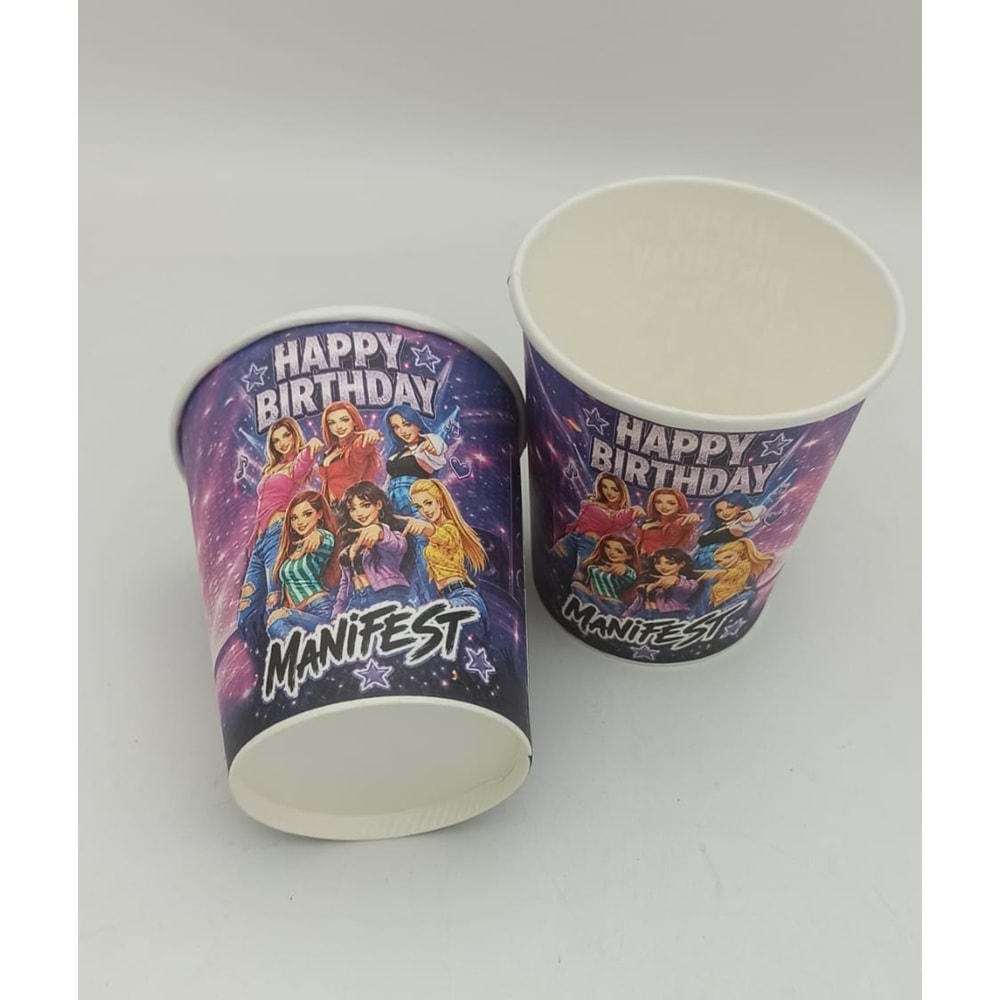KARTON BARDAK - MANİFEST - 8 OZ