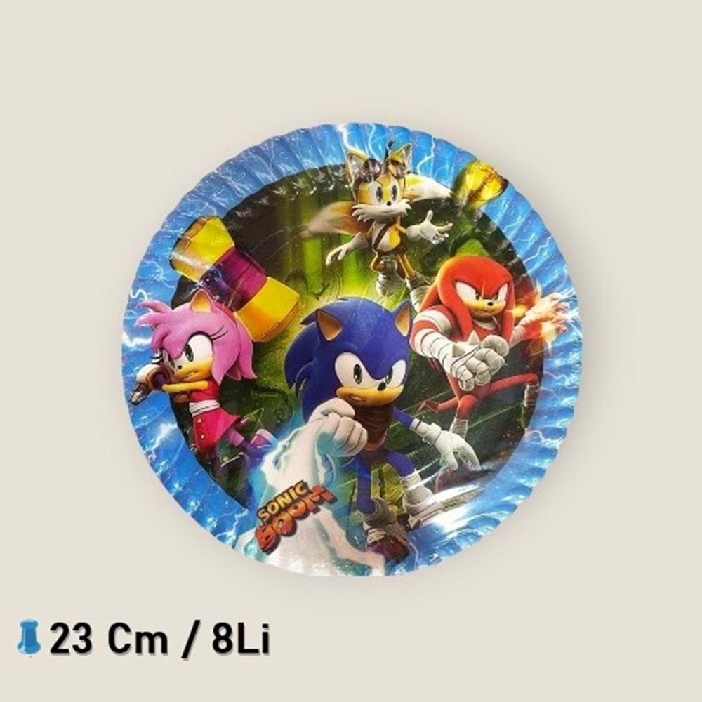 KARTON TABAK 8Lİ - SONIC - 23 CM
