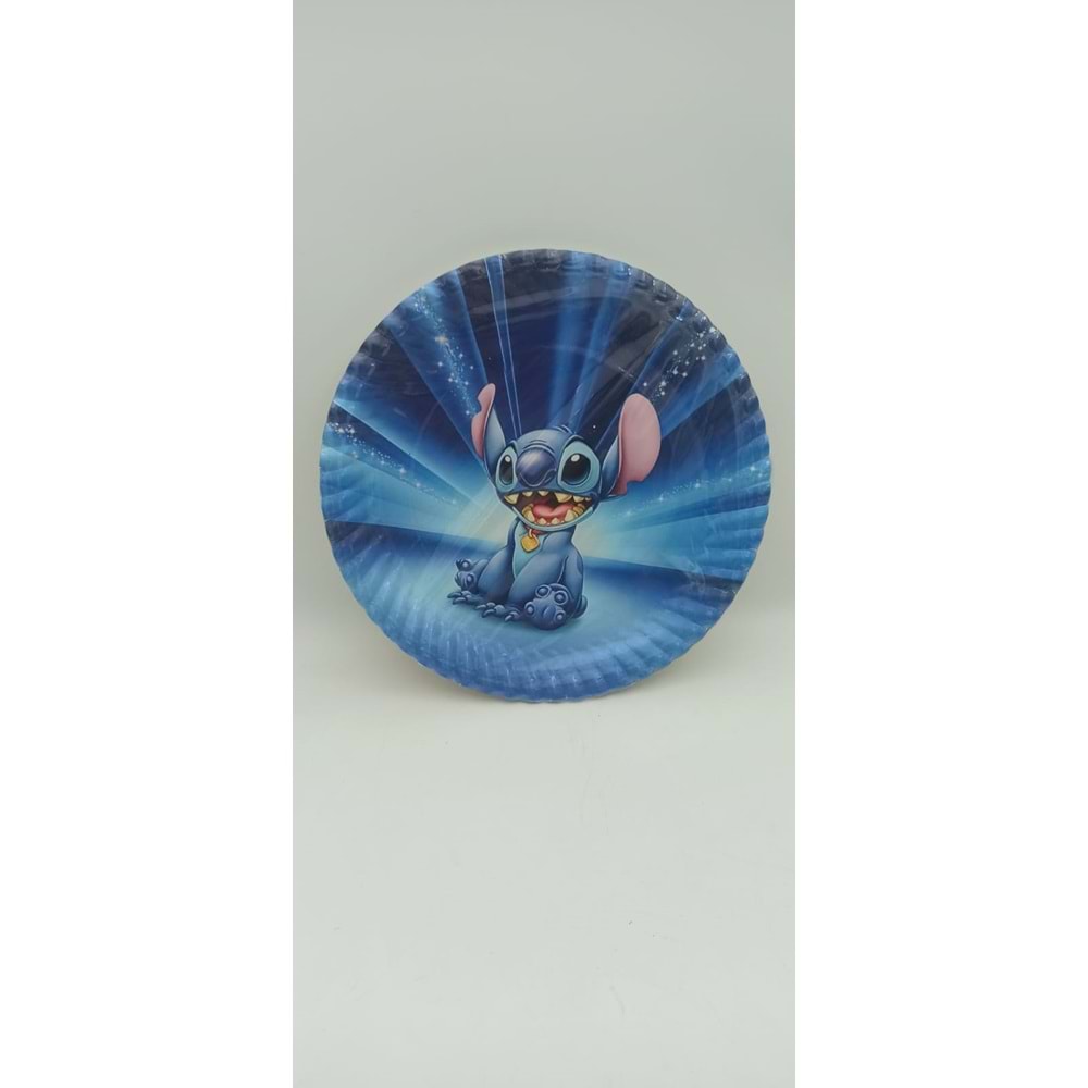 KARTON TABAK 8Lİ - STİTCH - 23 CM