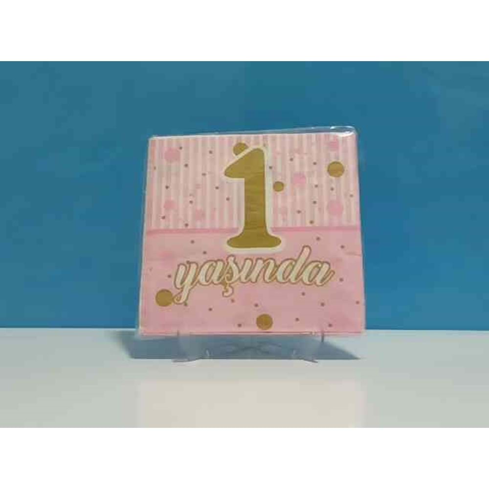 KAĞIT PEÇETE 33x33 CM - 1 YAŞ KIZ - 20 Lİ