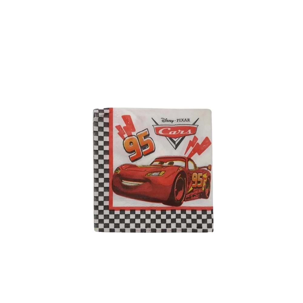 KAĞIT PEÇETE 33x33 CM - CARS - 20 Lİ