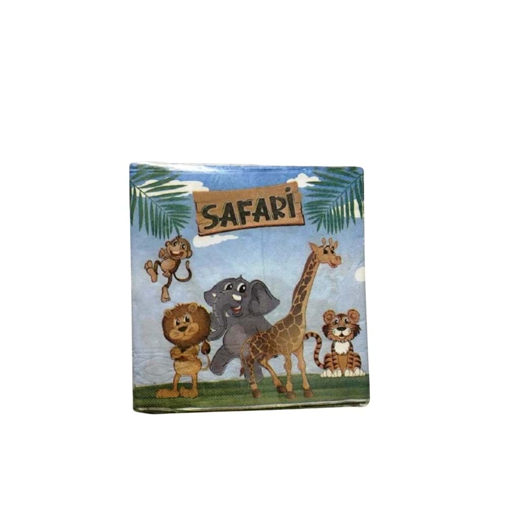 KAĞIT PEÇETE 33x33 CM - SAFARİ - 20 Lİ