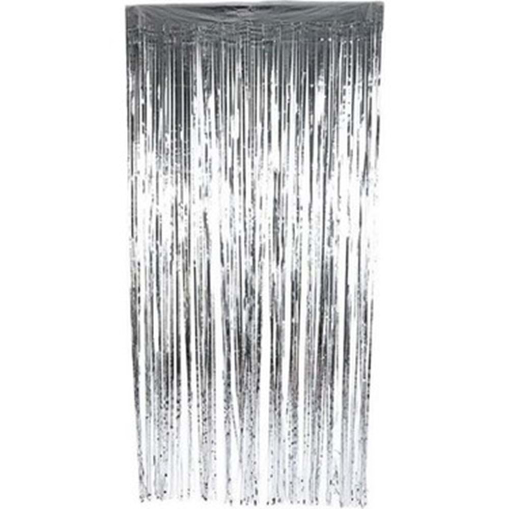 METALİZE KAPI PERDESİ - GÜMÜŞ - 1X2 M