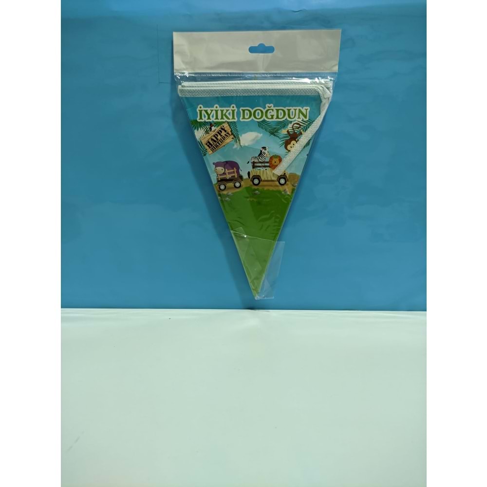 ÜÇGEN FLAMA 10 YAPRAK - SAFARİ - 17X23 CM