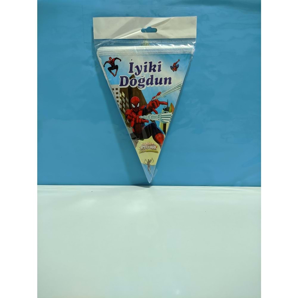 ÜÇGEN FLAMA 10 YAPRAK - SPİDERMAN - 17X23 CM