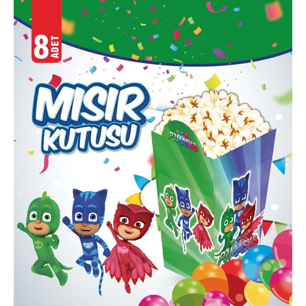 MISIR KUTUSU - PJ MASKS - 15X15 CM