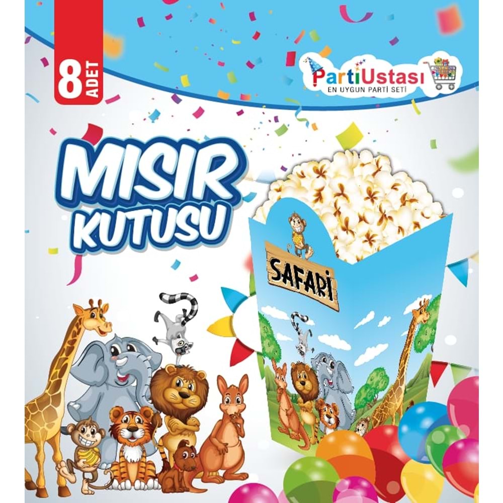 MISIR KUTUSU - SAFARİ - 15X15 CM