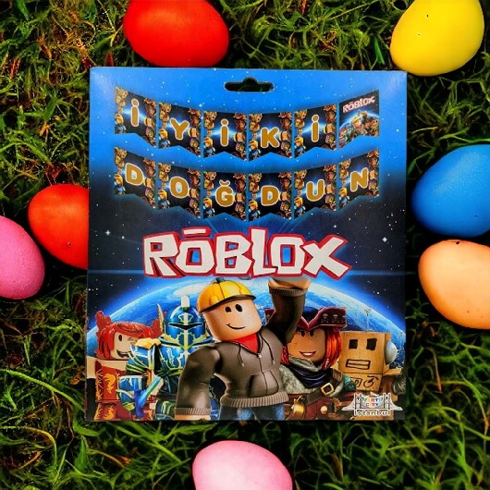 İYİ Kİ DOĞDUN BANNER - ROBLOX - 15X17 CM