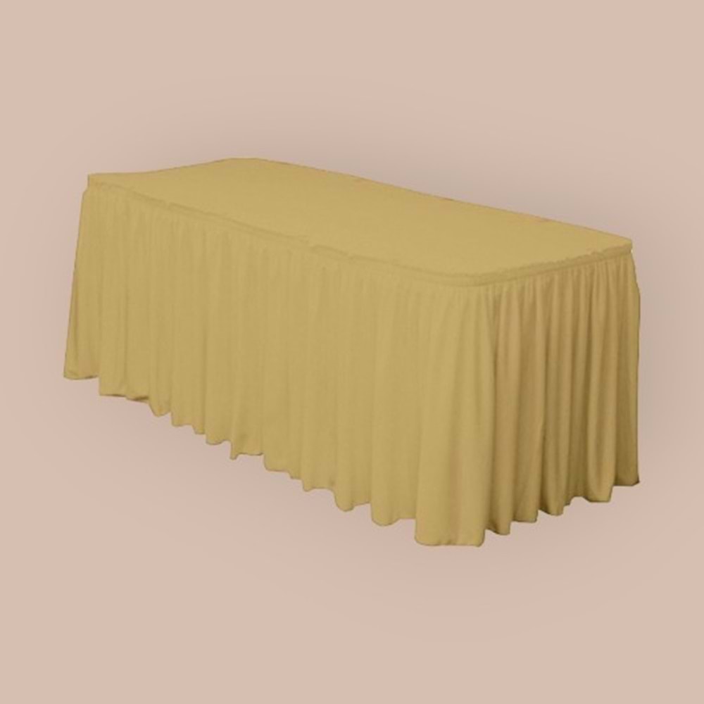 PLASTİK MASA ETEĞİ - GOLD - 75X426 CM