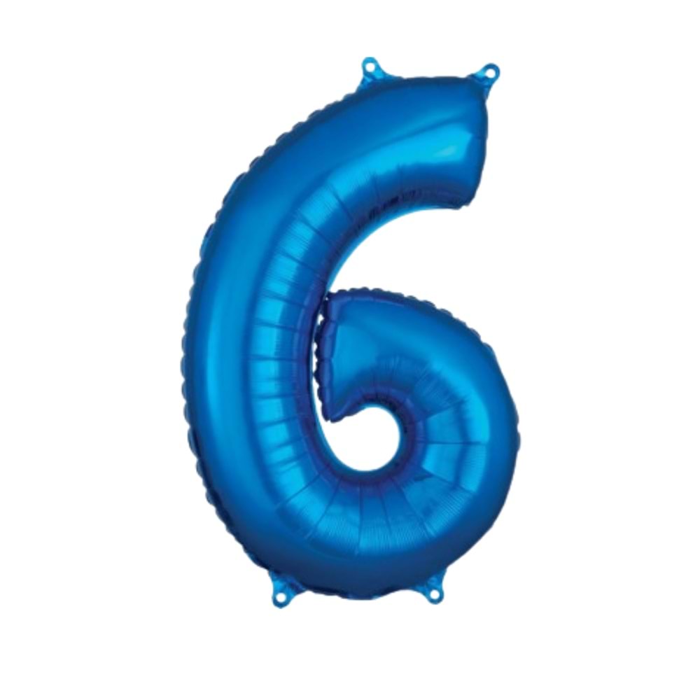 FOLYO BALON - 16 - 6 MAVİ - 16