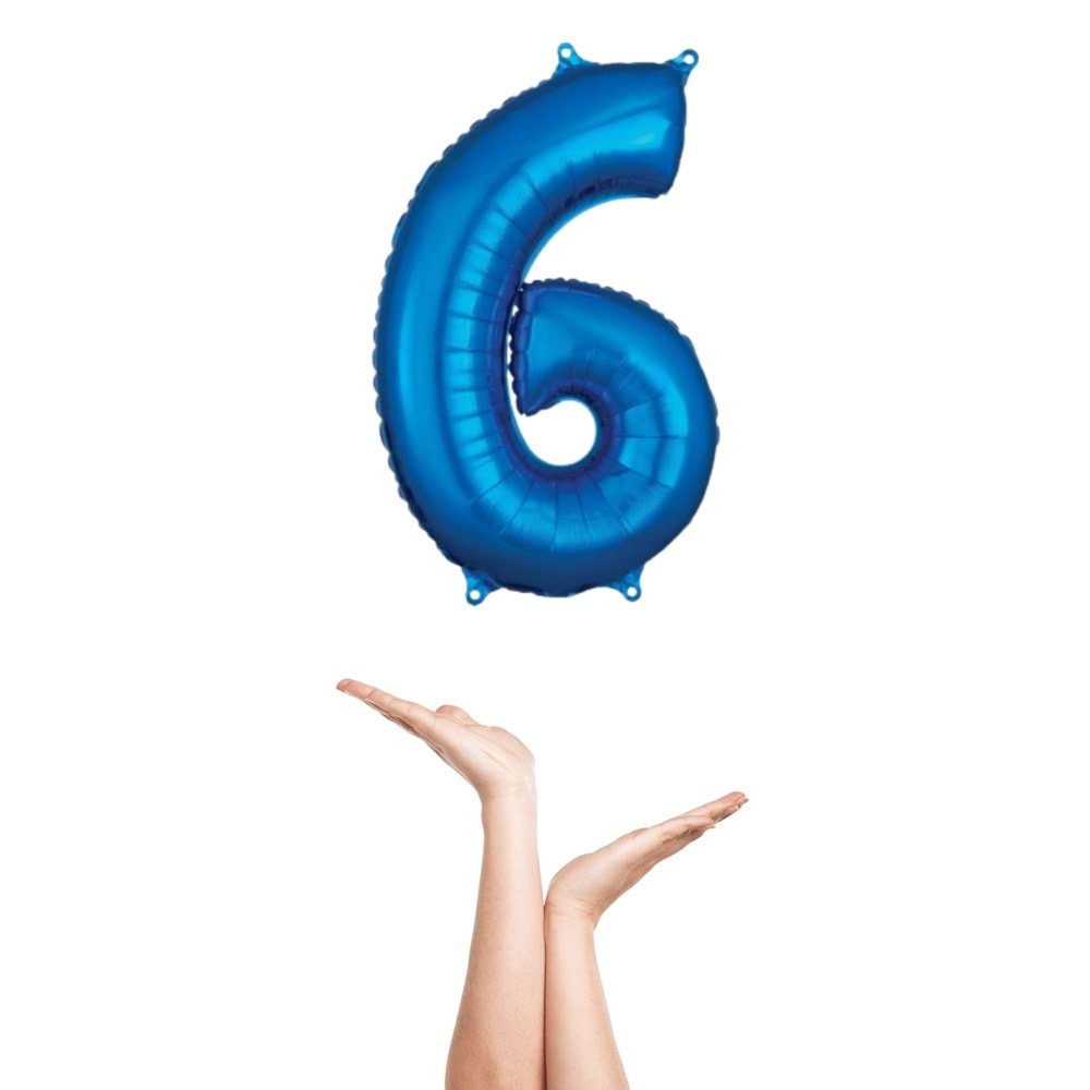FOLYO BALON - 16 - 6 MAVİ - 16