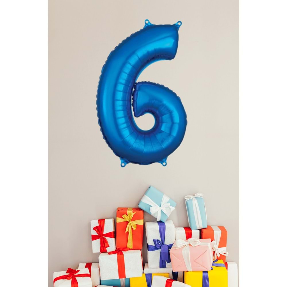 FOLYO BALON - 16 - 6 MAVİ - 16