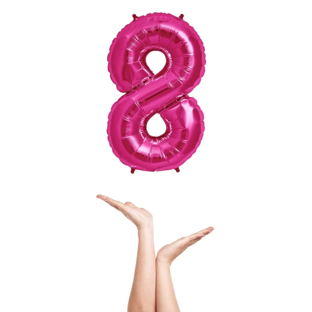 FOLYO BALON - 16 - 8 PEMBE - 16