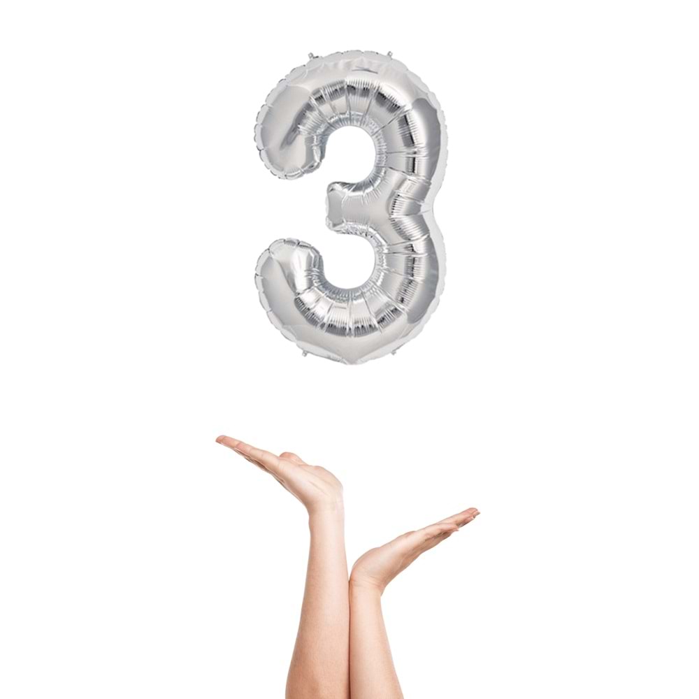 FOLYO BALON - 16 - 3 GÜMÜŞ