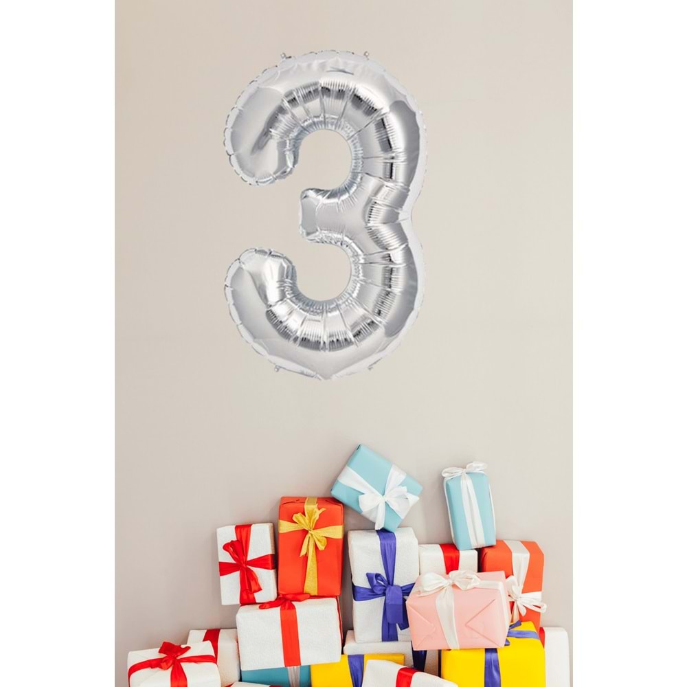 FOLYO BALON - 16 - 3 GÜMÜŞ