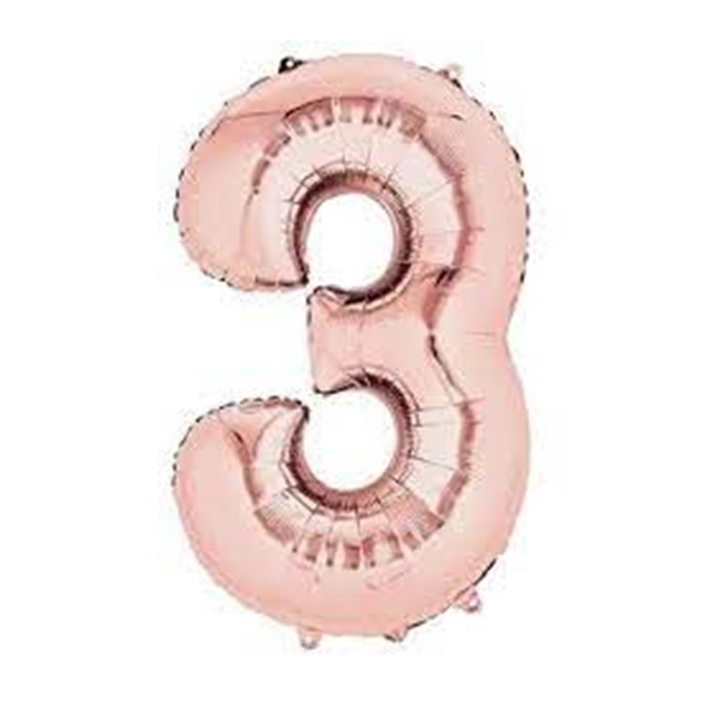 FOLYO BALON - 40 - 3 ROSEGOLD - 40