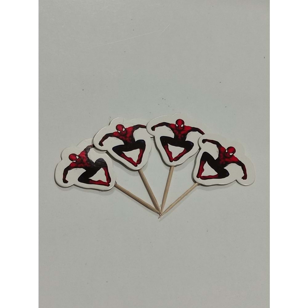 KÜRDAN DEKORATİF - SPİDERMAN - 20Lİ