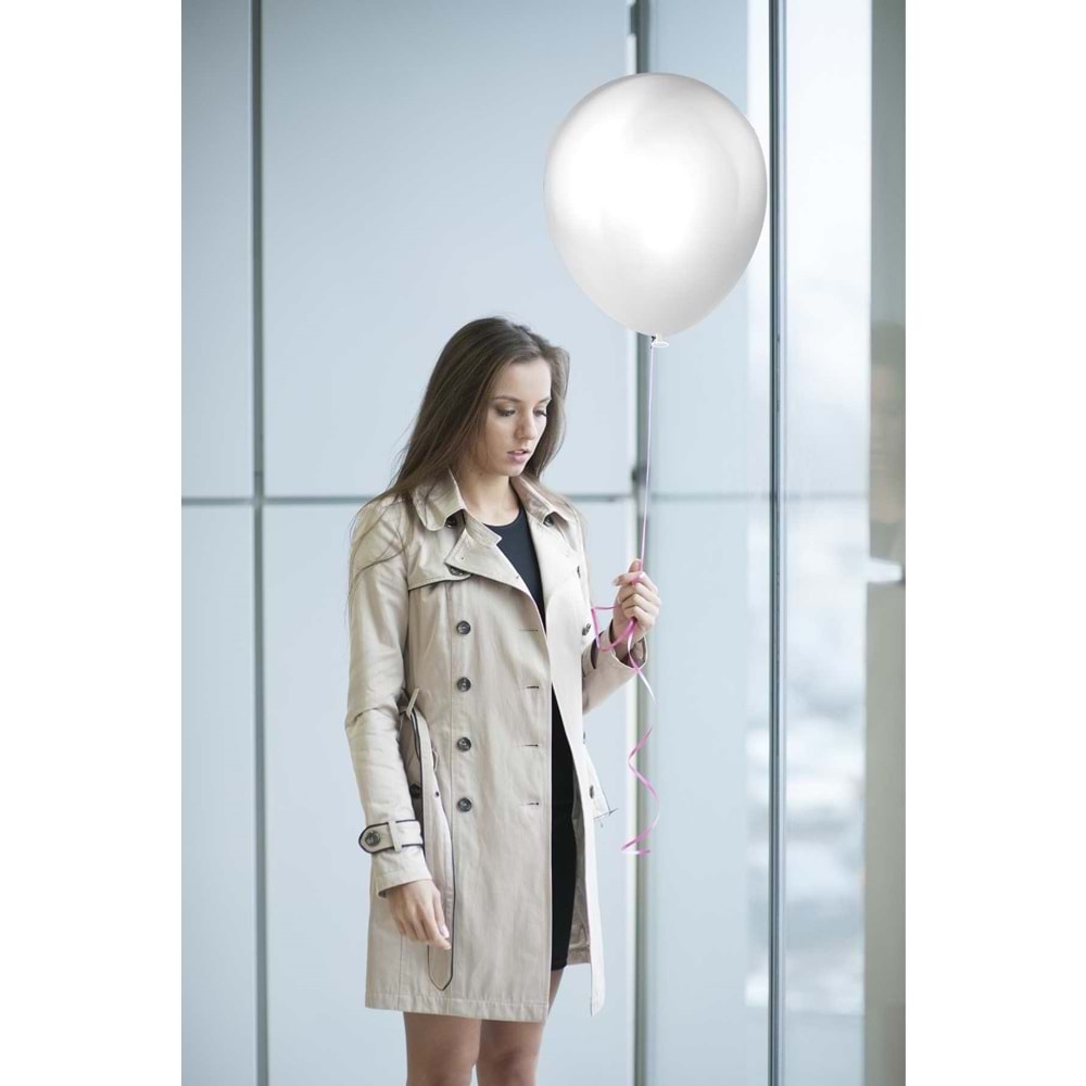 PASTEL BALON - BEYAZ - 12'' - 100 LÜ