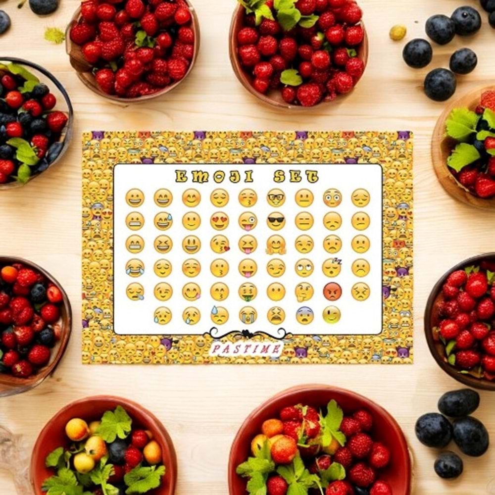 TRANSFER SET - EMOJİ KESİCİ - 52 Lİ