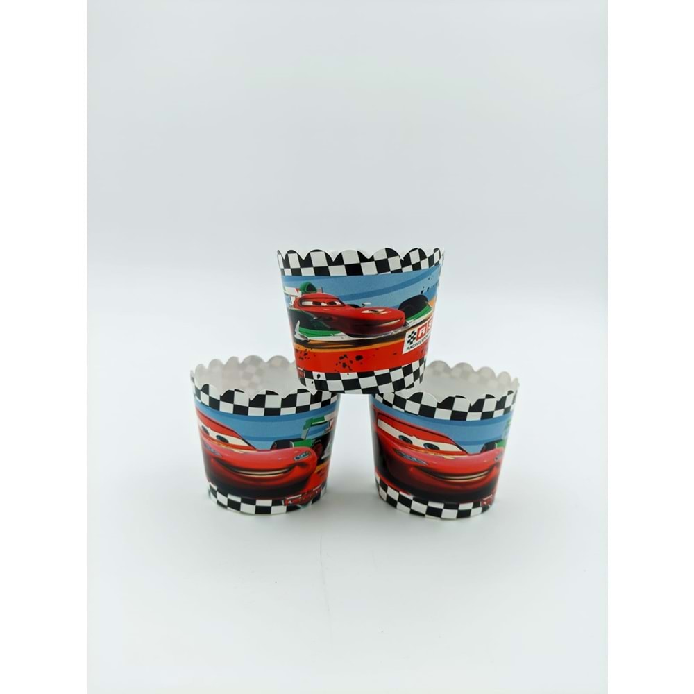 CUPCAKE KABI - 25 Lİ - CARS - 6,5X5,5 CM