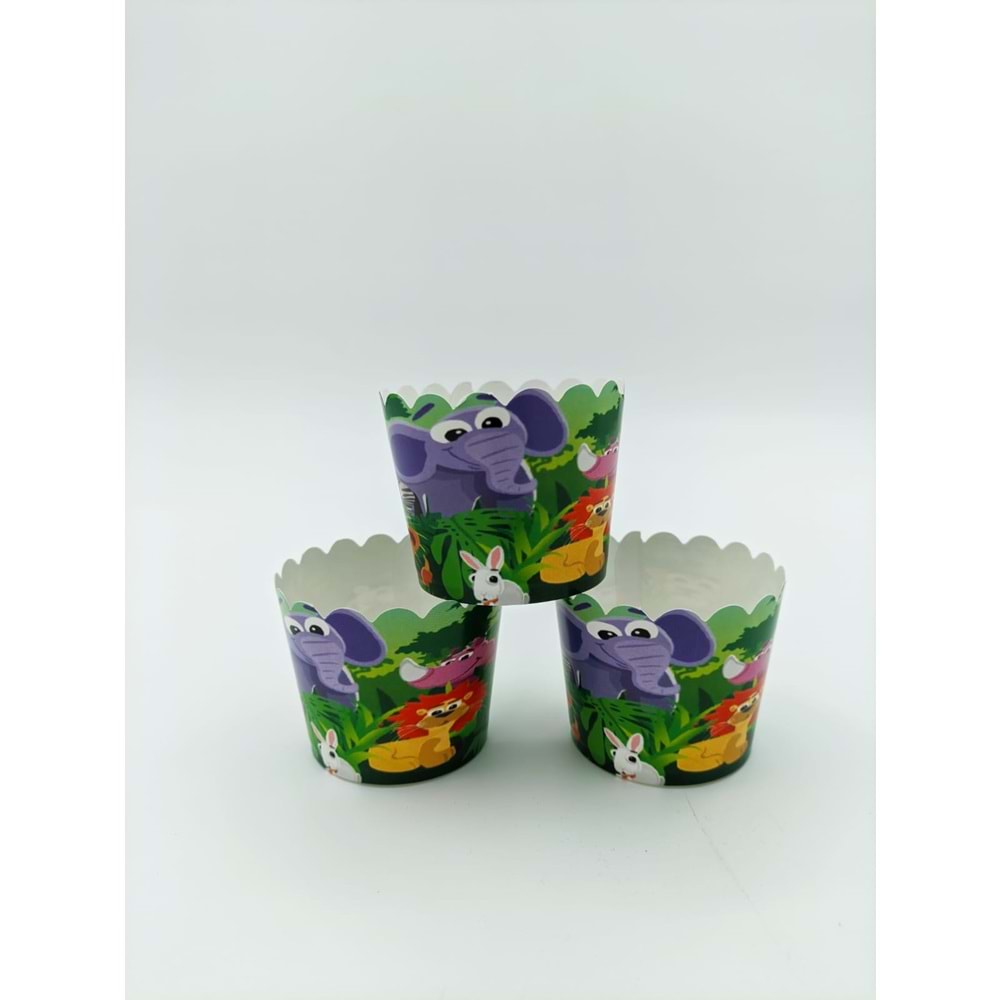 CUPCAKE KABI - 25 Lİ - SAFARİ - 6,5X5,5 CM