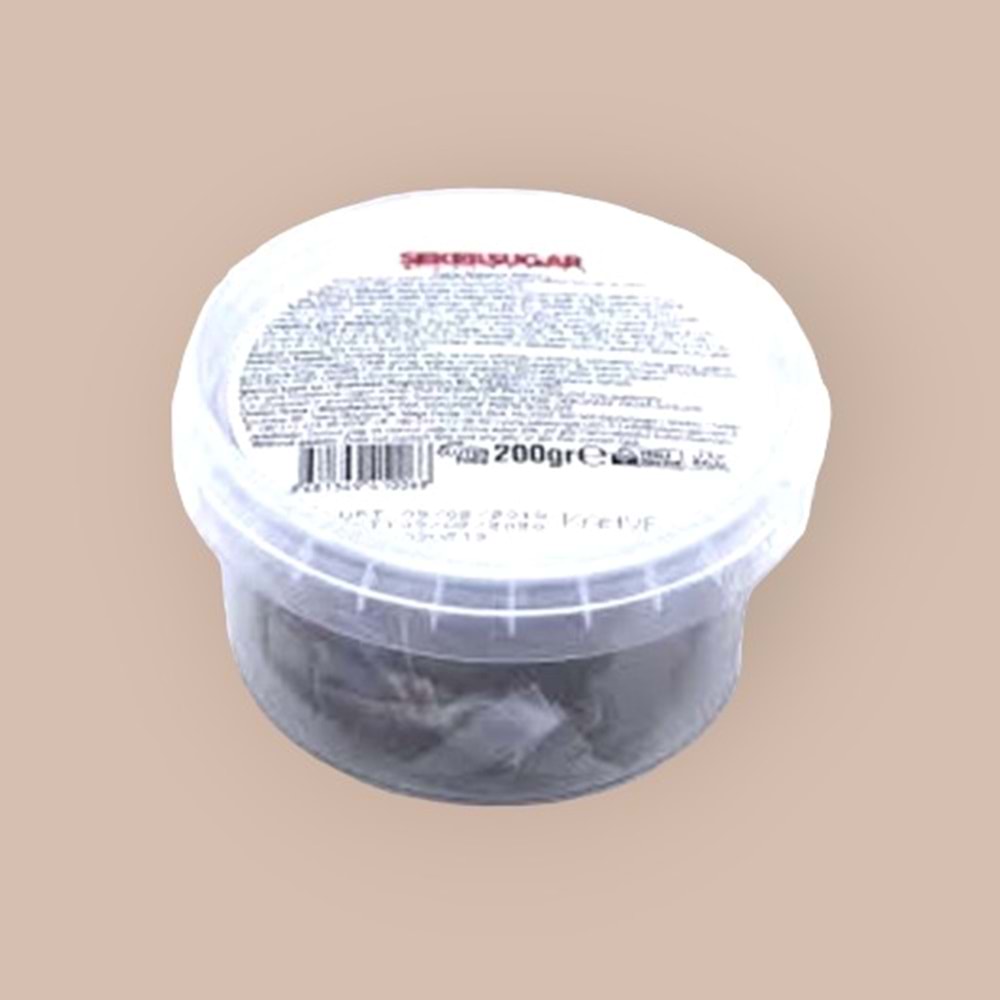 ŞEKER HAMURU - 200 GR - SİYAH