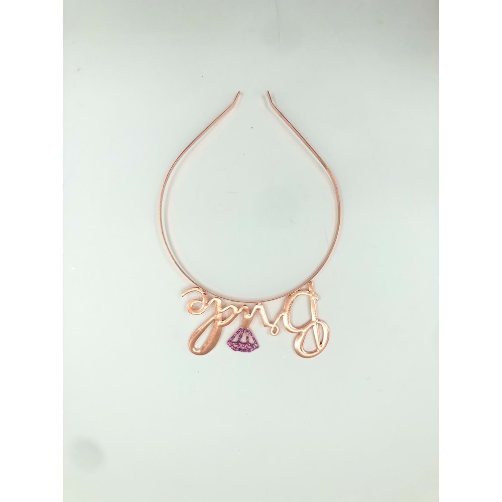METAL TAÇ - BRİDE - ROSE GOLD
