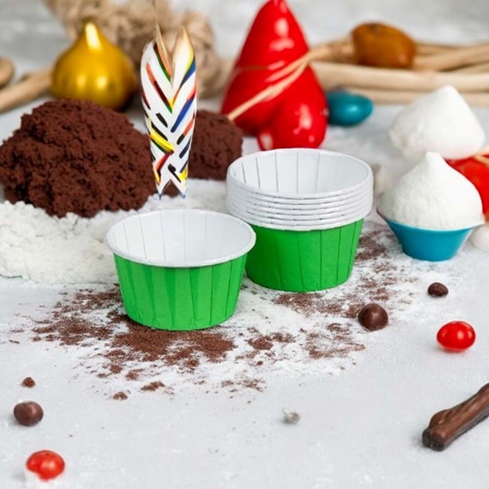 MUFFİN KEK KAPSÜLÜ - 50Lİ - YEŞİL