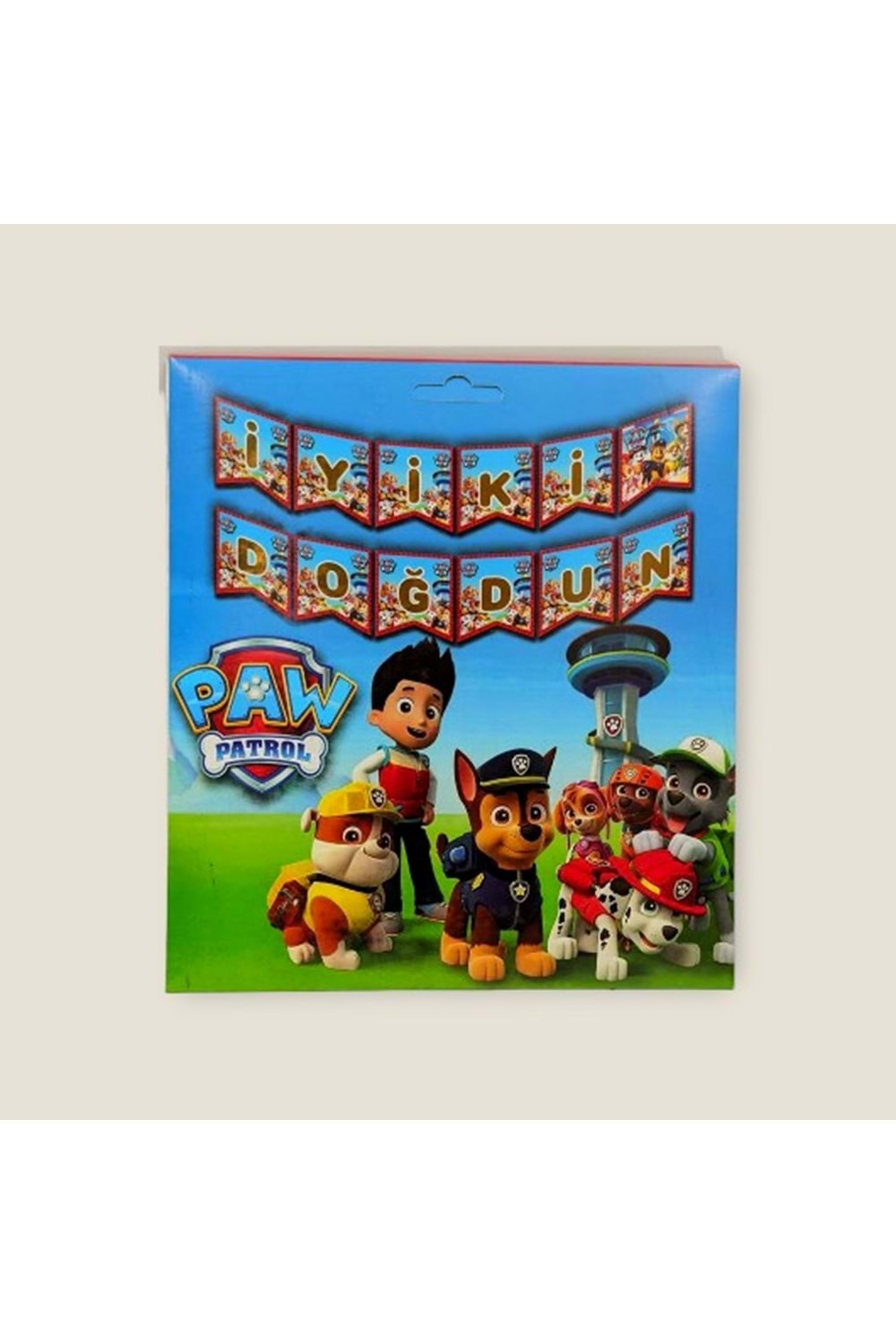 İYİ Kİ DOĞDUN BANNER - PAW PATROL - 15X17 CM