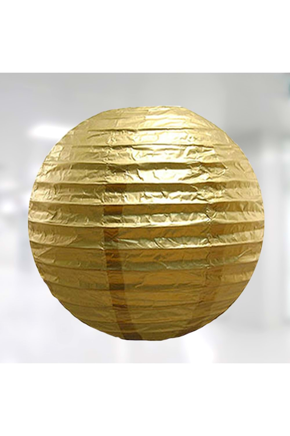 KAĞIT FENER - 30 CM - GOLD - 30 CM