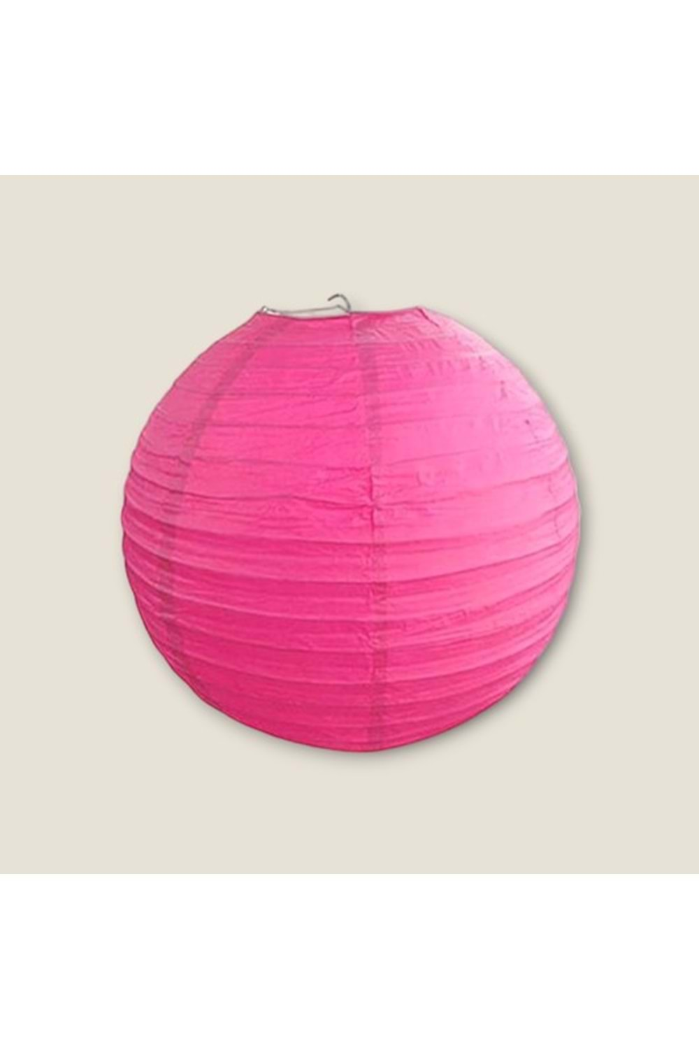 KAĞIT FENER - 30 CM - PEMBE- 30 CM