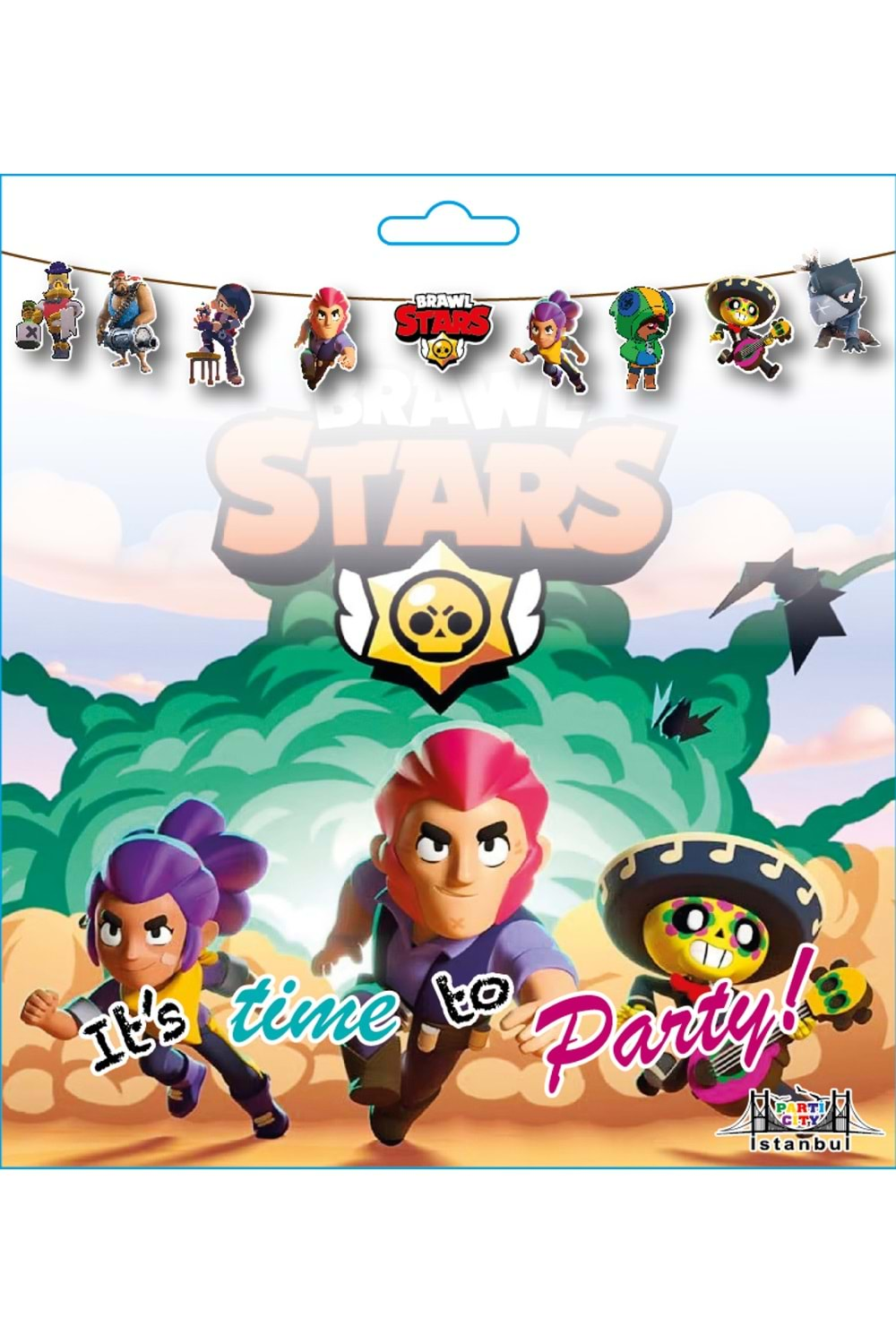 BANNER - DEKOR - BRAWL STARS - 15X17 CM