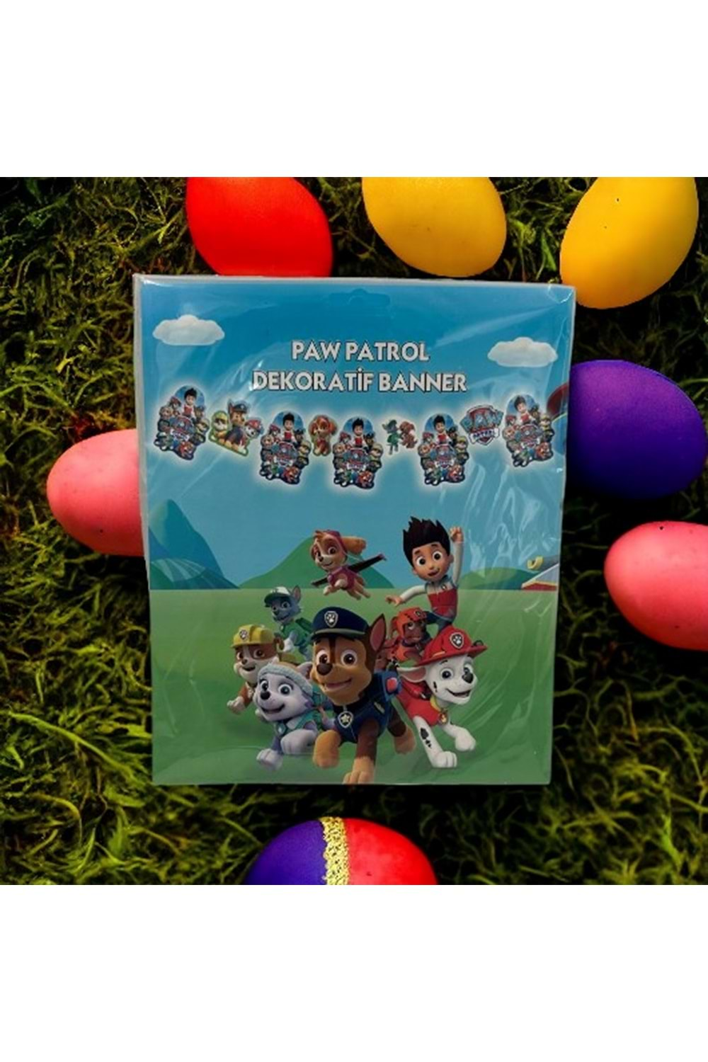 BANNER - DEKOR - PAW PATROL - 15X17 CM