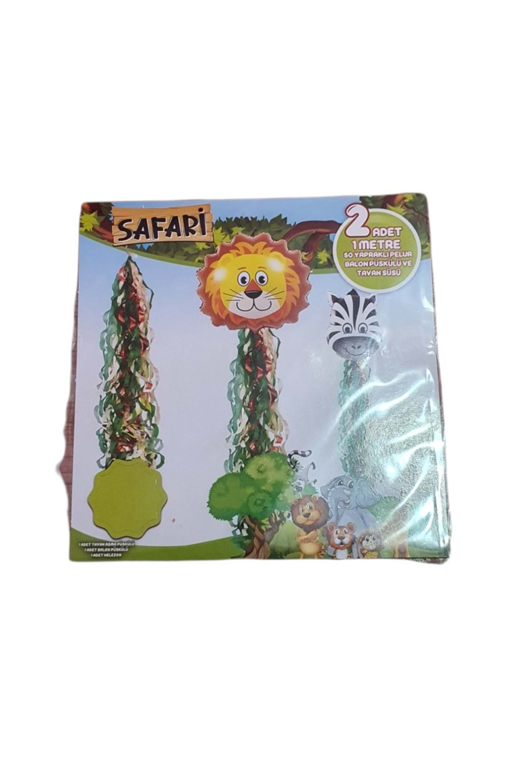 BALON PÜSKÜLÜ - TAVAN SÜSÜ - SAFARİ - 2'Lİ