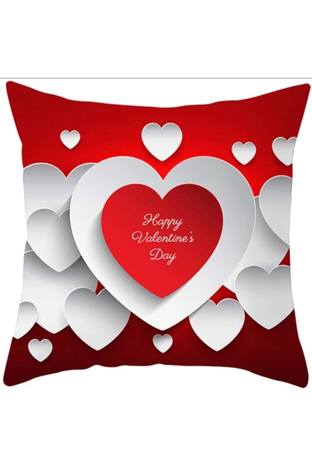 KIRLENT - YASTIKLI - HAPPY VALENTİNES DAY 2 - 45X45 CM