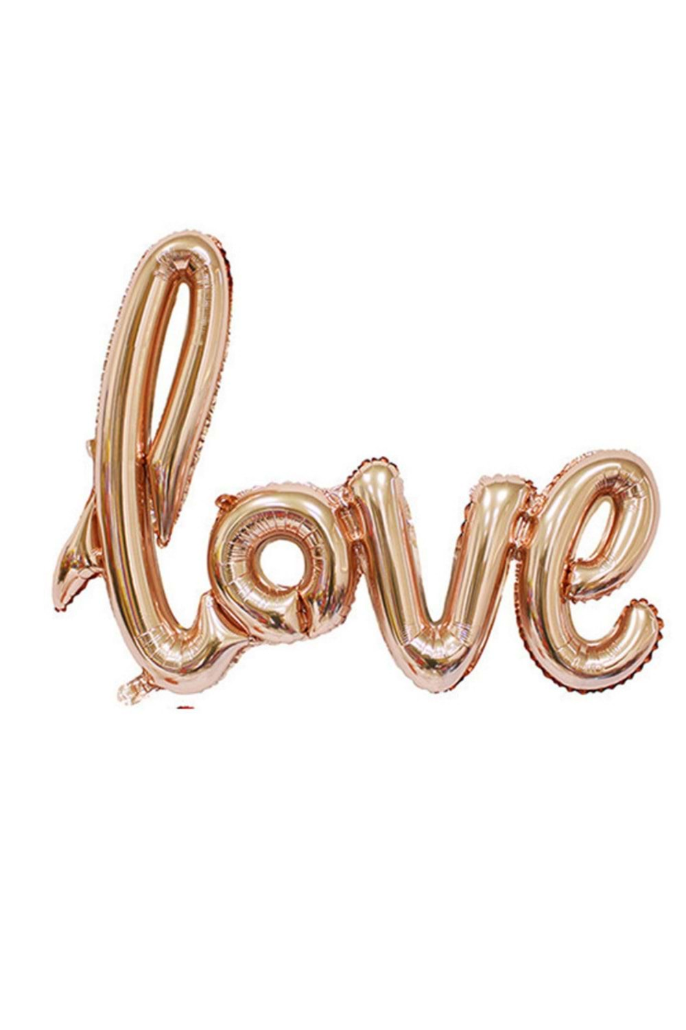 FOLYO BALON - LOVE - ROSE GOLD