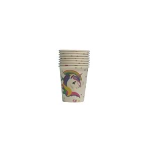 KARTON BARDAK - UNİCORN - 8 OZ - 8 Lİ