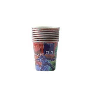 KARTON BARDAK - PJ MASKS - 8 OZ - 8 Lİ