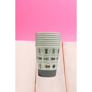 KARTON BARDAK - ARI - 8 OZ - 8 Lİ