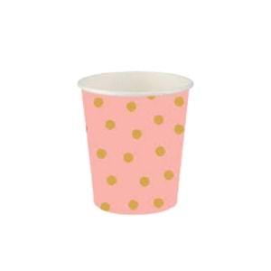 KARTON BARDAK - PASTEL DÜŞLER SOMON - 8 OZ - 8Lİ