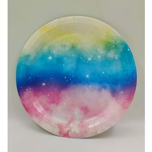 KARTON TABAK 8Lİ - RAINBOW - 23 CM