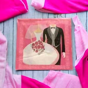 KAĞIT PEÇETE 33x33 CM - GELİN DAMAT - 20 Lİ