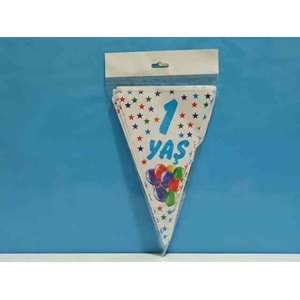 ÜÇGEN FLAMA 10 YAPRAK - 1 YAŞ ERKEK - 17X23 CM
