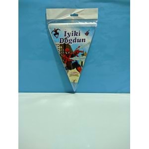 ÜÇGEN FLAMA 10 YAPRAK - SPİDERMAN - 17X23 CM