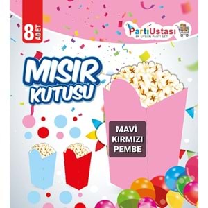 MISIR KUTUSU - PEMBE - 15X15 CM